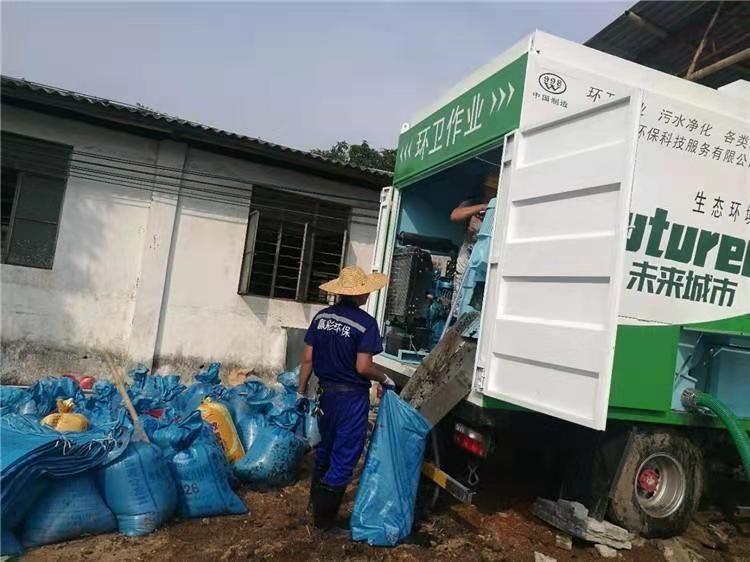 泾县工业污泥压干处理